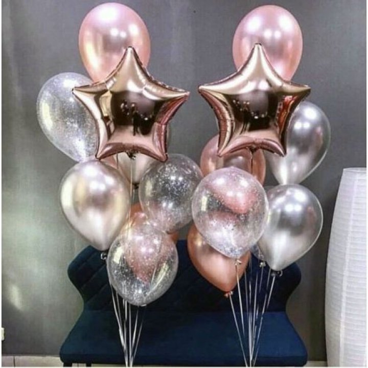 Фонтаны шаров "Дубль старт" в Барнауле