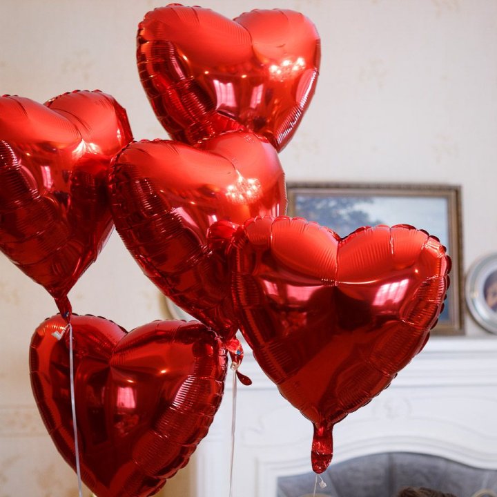 Фольгированный шар "Сердце" в Барнауле