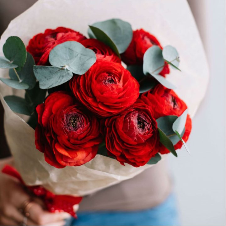 Букет ранункулюсов  в Барнауле