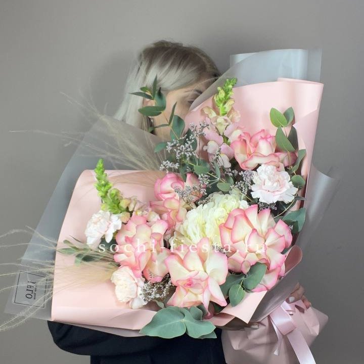  Букет  "Закат для неё" в Барнауле