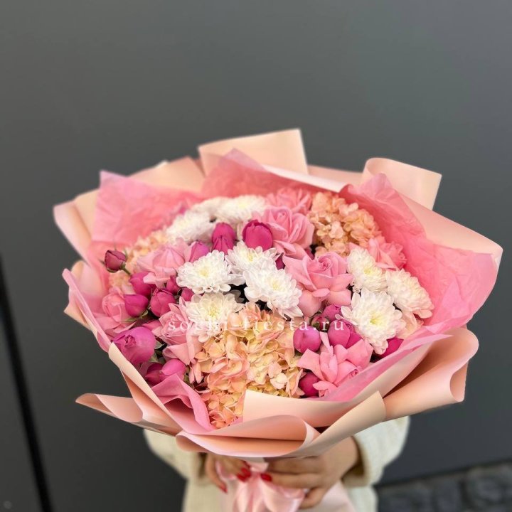 Букет "Нежное послание" в Барнауле