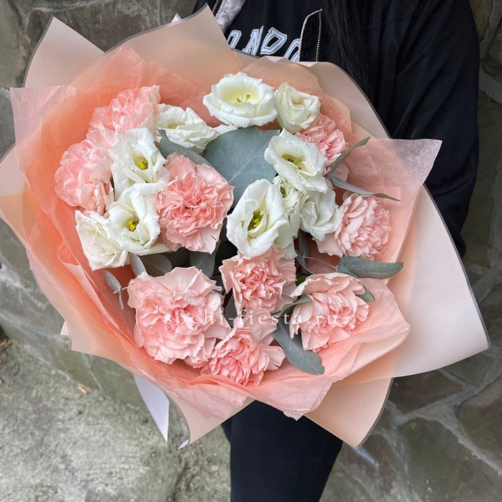  Букет диантусов "Пич" в Барнауле