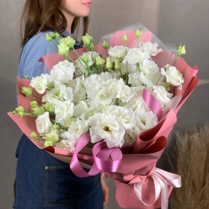 Букет эустом "Пудра" в Барнауле