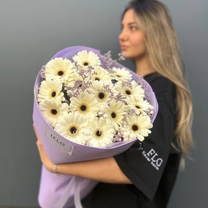 Букет голландских гербер "Лавандер" в Барнауле