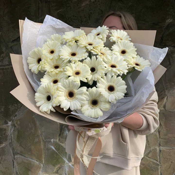 Букет голландских гербер "Шейн"" в Барнауле