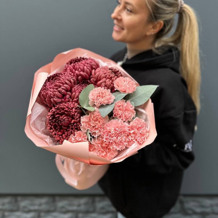 Дуо диантусы и бигуди в Барнауле