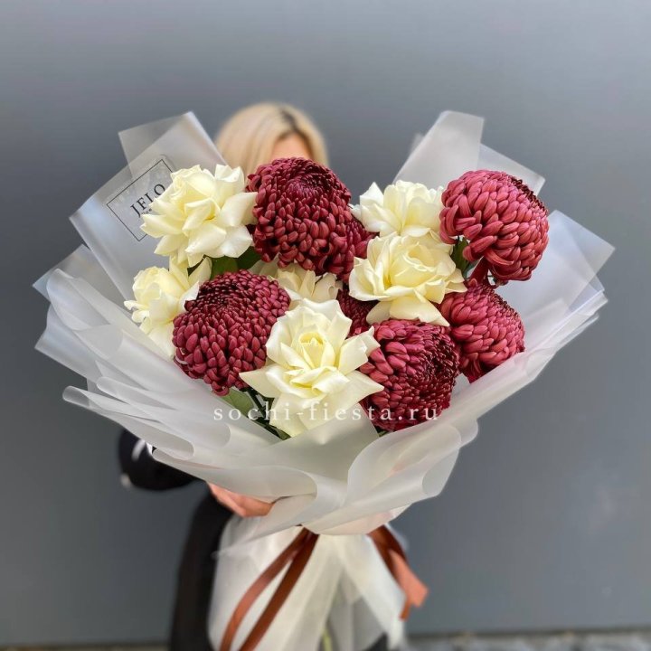 Дуо бигуди и розы в Барнауле