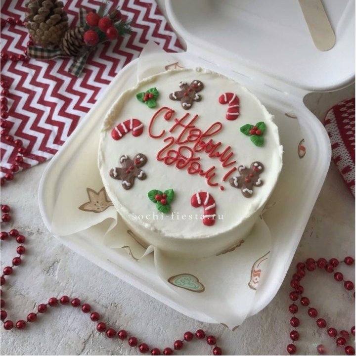 Бенто-торт "С Новым Годом!" в Барнауле