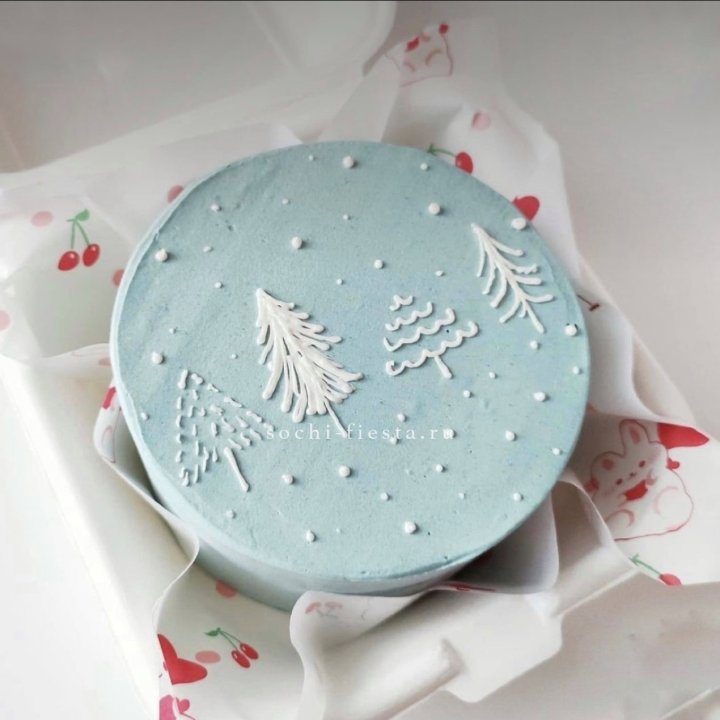 Бенто-торт "Елки" в Барнауле