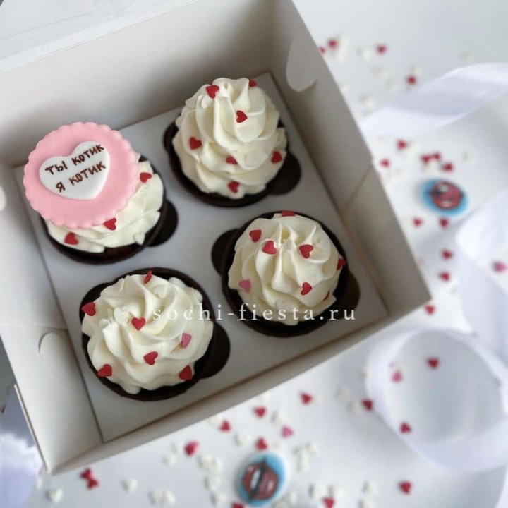 Набор капкейков "Для тебя" в Барнауле