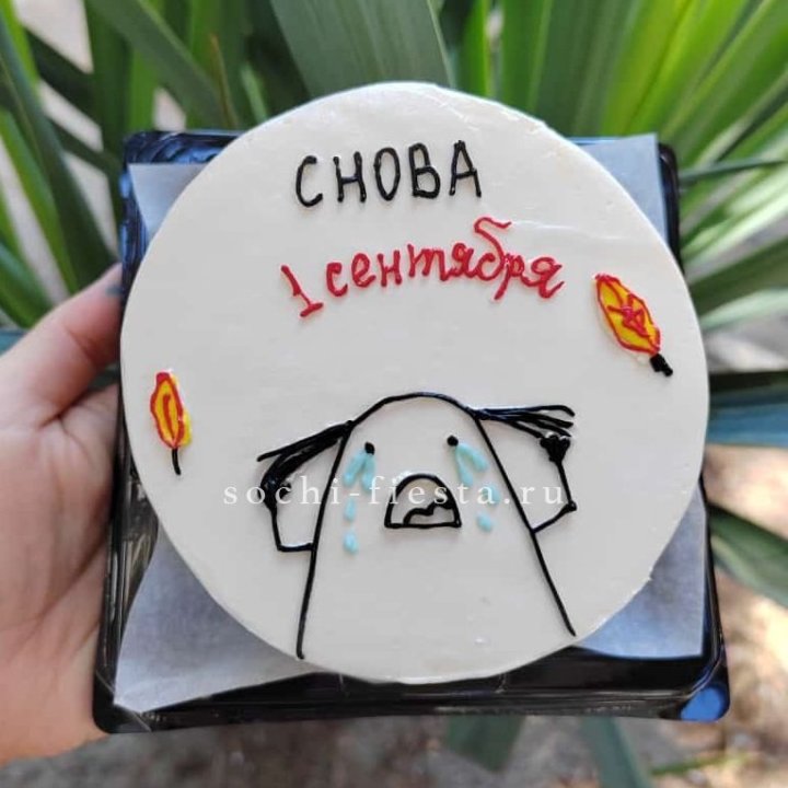 Бенто-торт "Не опять, а снова..." в Барнауле