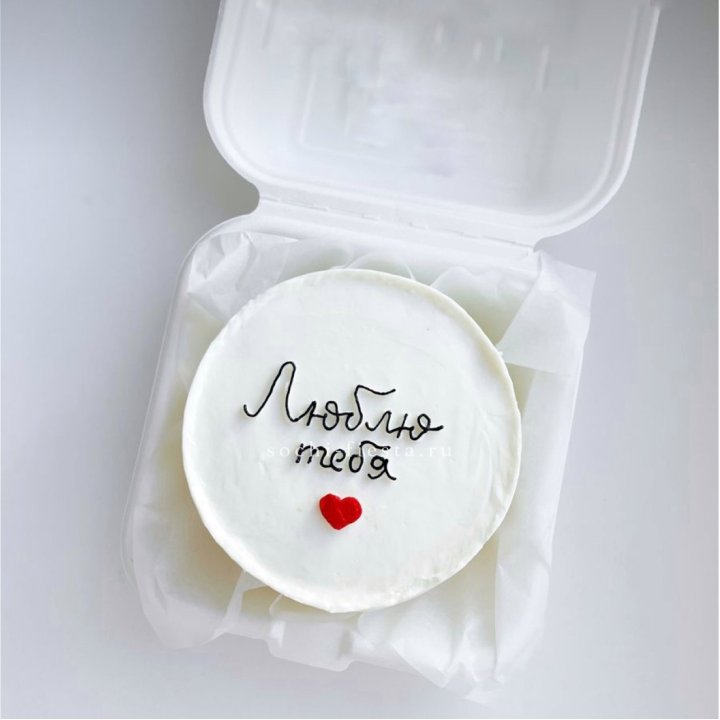 Бенто-торт "Люблю Тебя"  в Барнауле