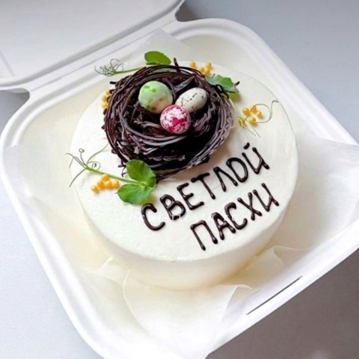 Бенто-торт "Светлой Пасхи" 1 в Барнауле