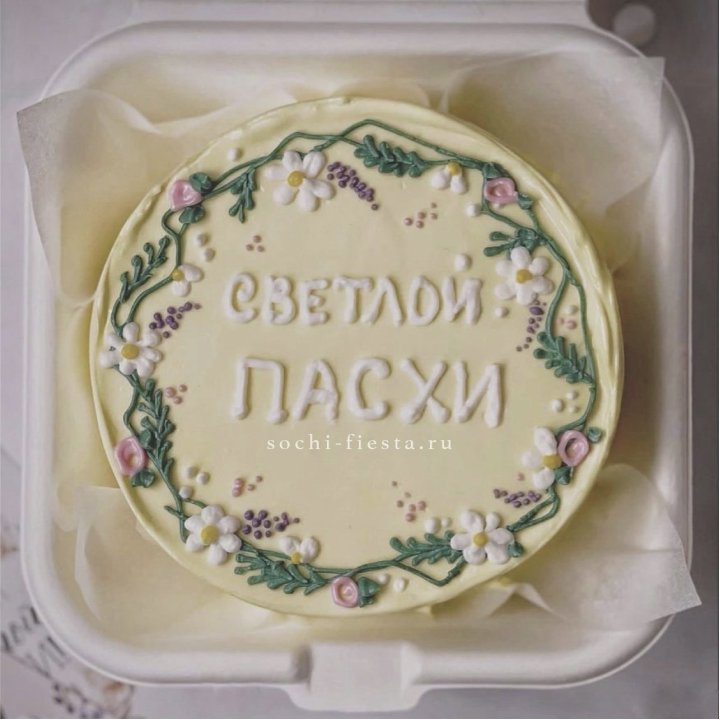 Бенто-торт "Светлой Пасхи" 2 в Барнауле