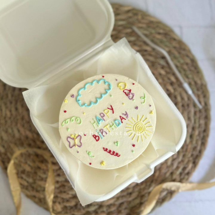 Бенто-торт "С днем рождения!"  в Барнауле