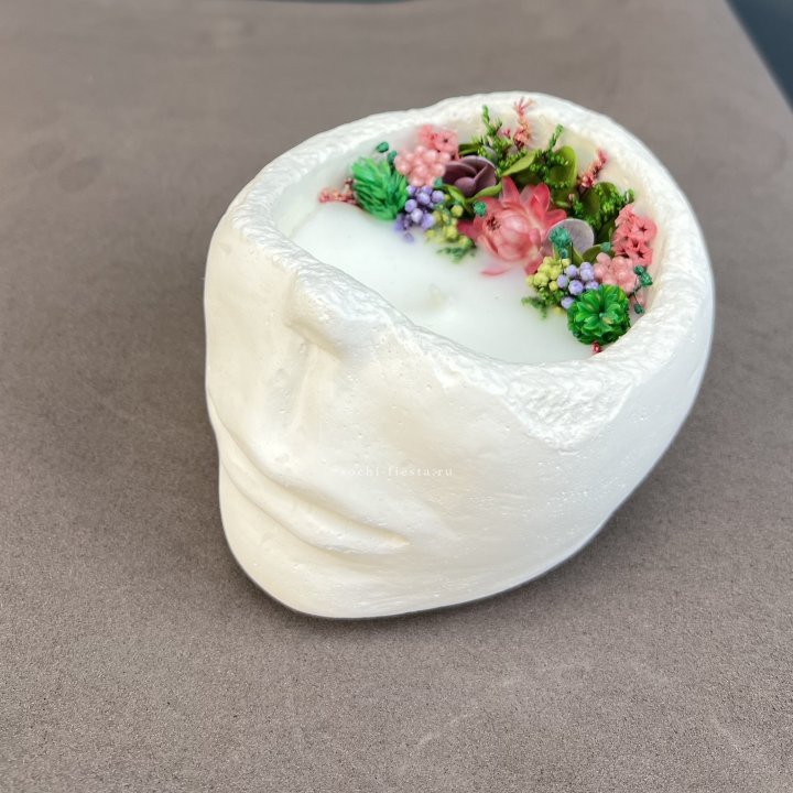 Свеча ароматическая в гипсе  в Барнауле