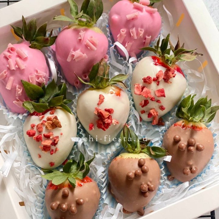 Клубника в шоколаде 9 ягод в Барнауле