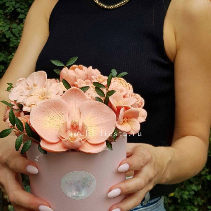 Шоколадный букет Орхидей в Барнауле