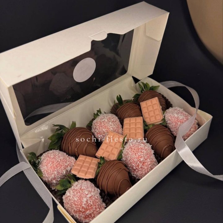 Клубника в шоколаде 10 ягод №2 в Барнауле