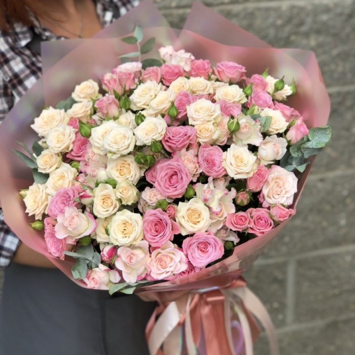 21 кустовая роза в Барнауле