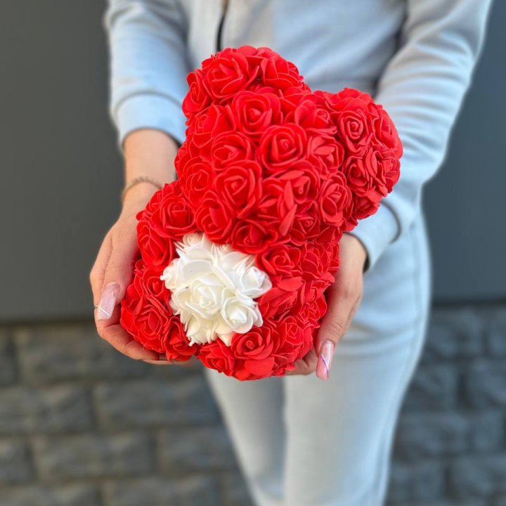 Медведь с белым сердцем в Барнауле