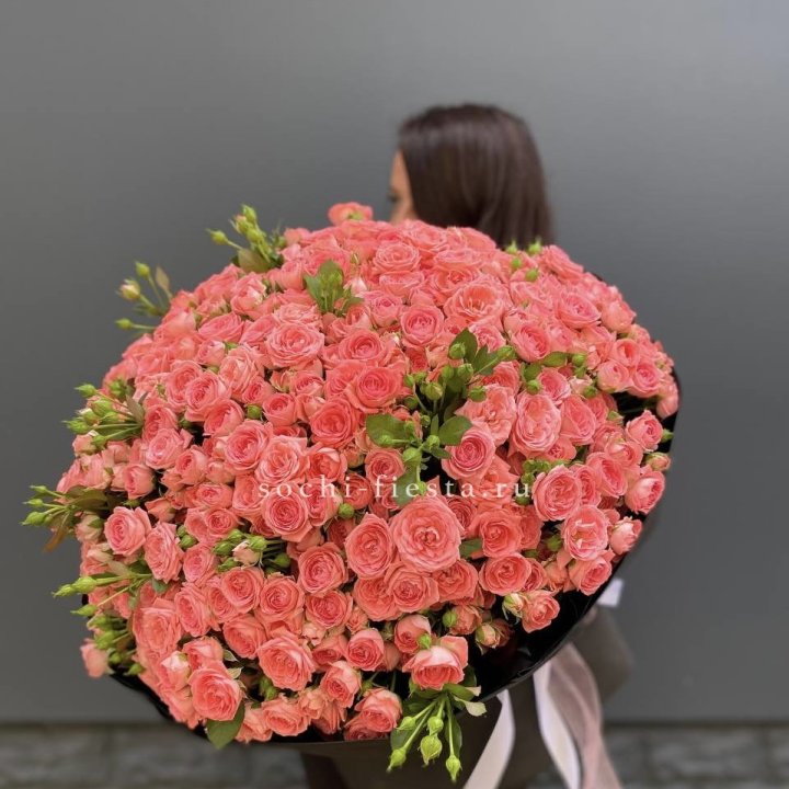 101 кустовая роза Барбадос в Барнауле