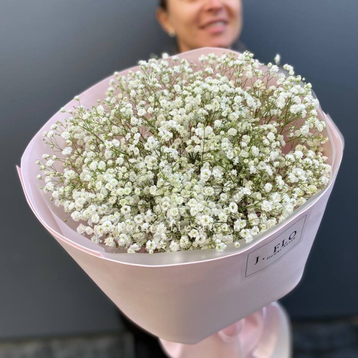 11 белых гипсофил в фоамиране в Барнауле