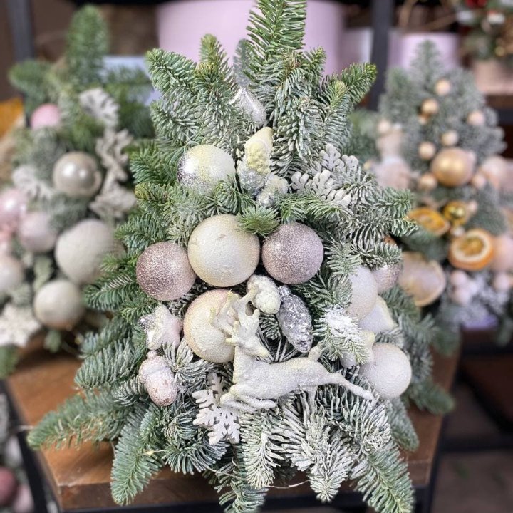 Ёлочка "Хепи крисмас" в Барнауле