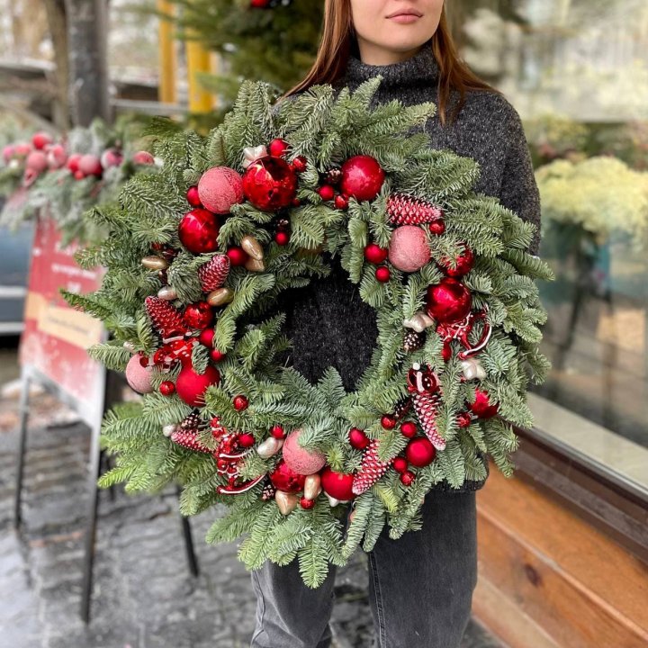 Рождественский венок  в Барнауле