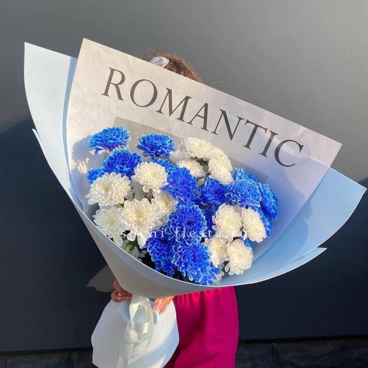 Букет кустовых хризантем  в Барнауле