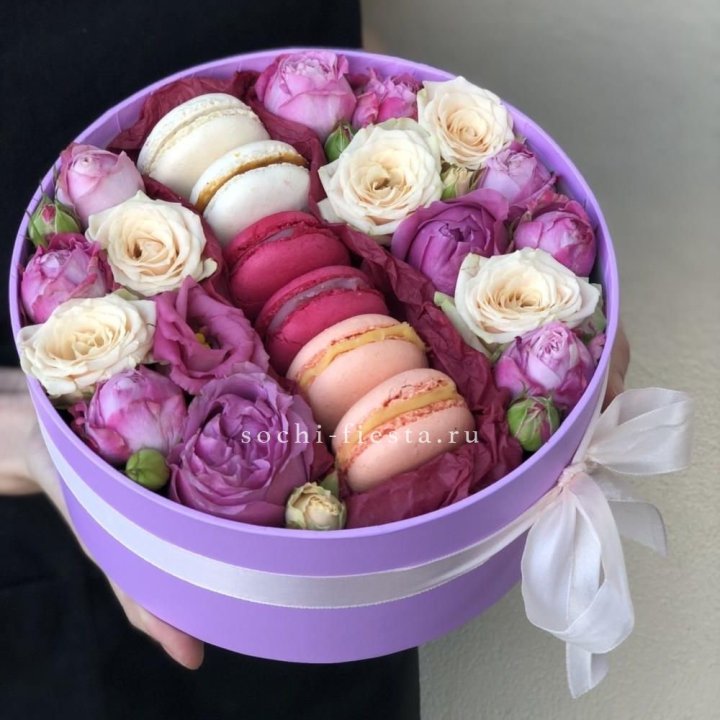 Цветочный бокс "Лаванди" в Барнауле