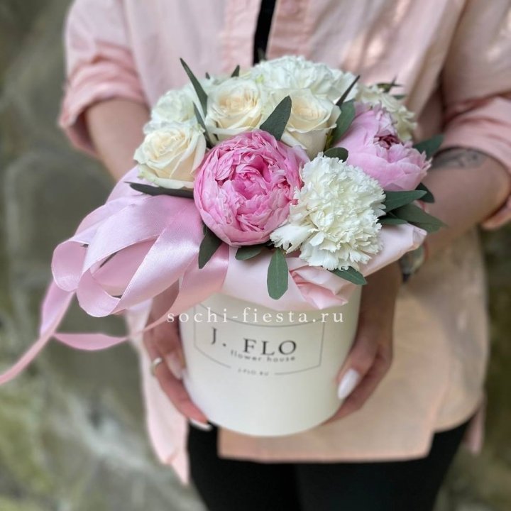 Цветочный бокс мини №2 в Барнауле