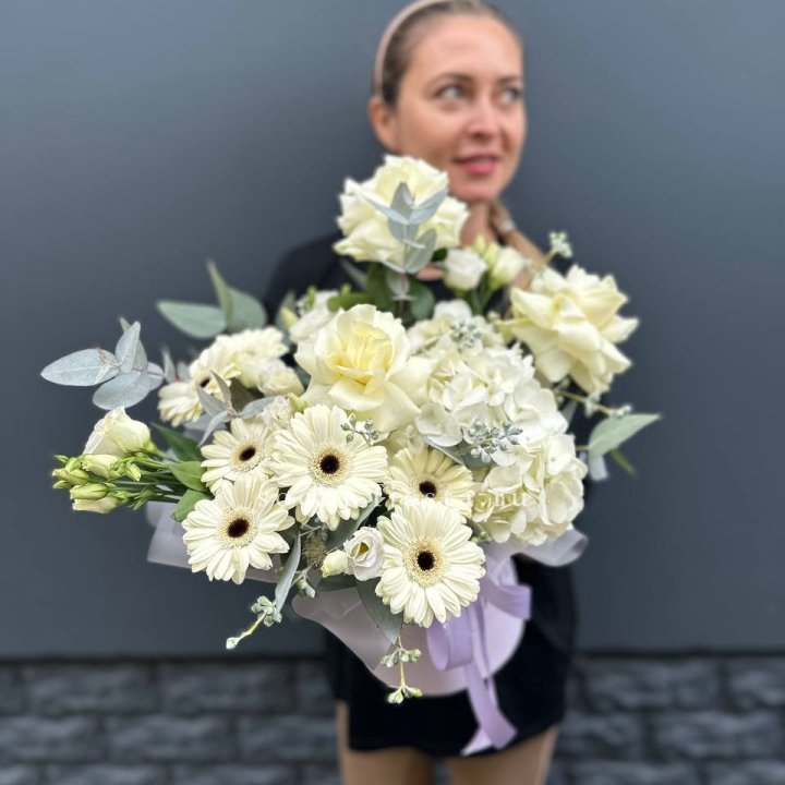 Цветочный бокс "Лавандовый сон" в Барнауле