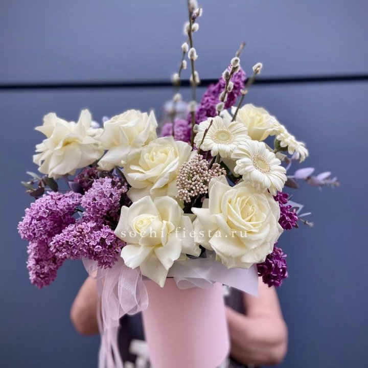 Цветочный бокс "Светлое Воскресенье" в Барнауле