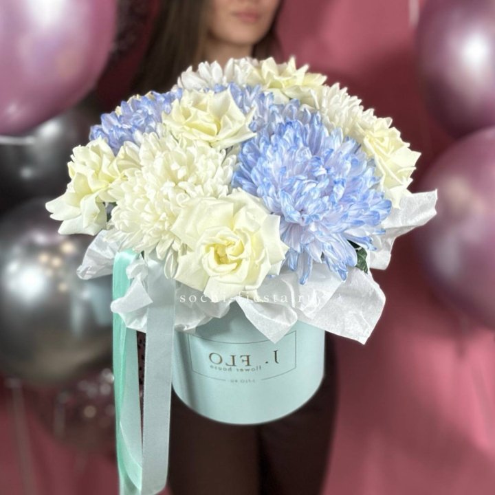 Коробка с цветами "Вольта" в Барнауле