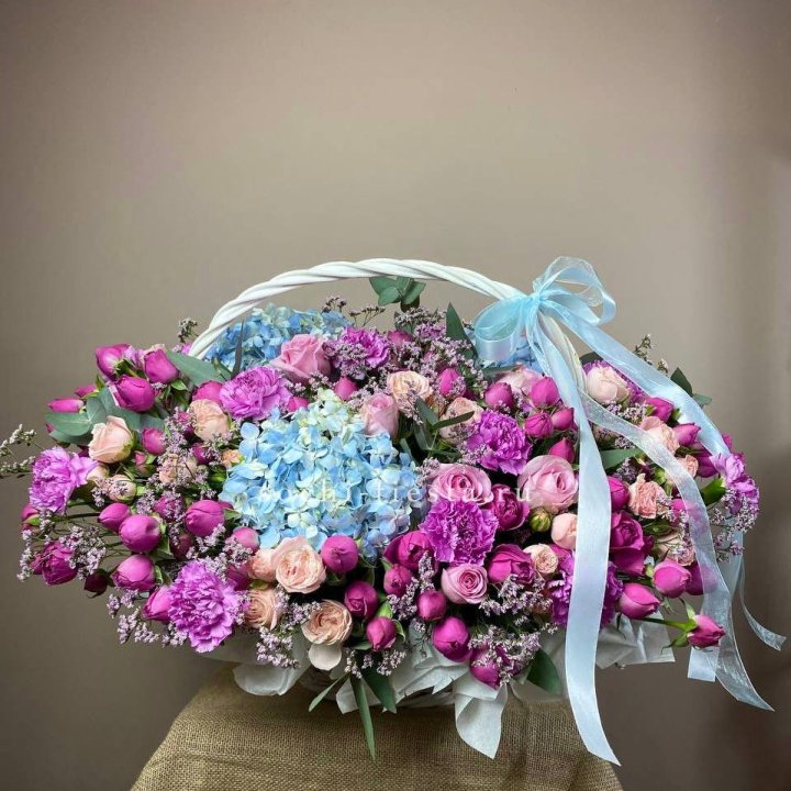 Авторская корзина "Лавандерия" в Барнауле