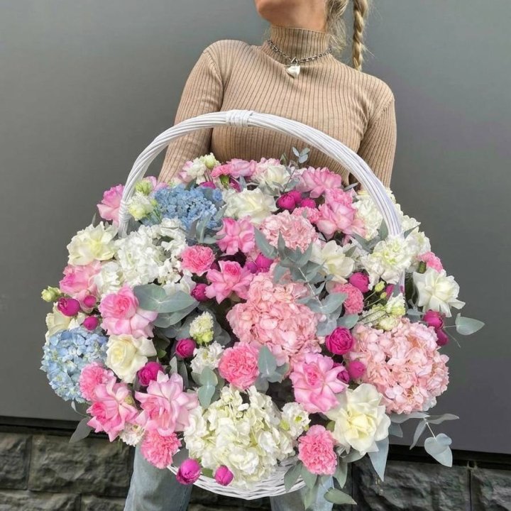 Цветочная корзина №3 в Барнауле