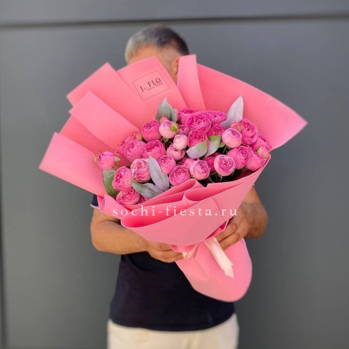 Пионовидные розы баблс №2 в Барнауле