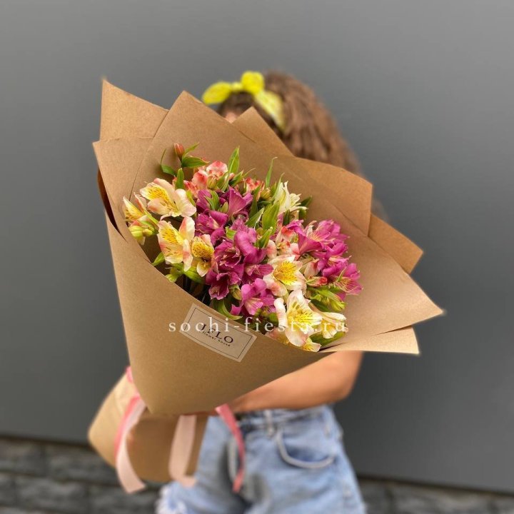 Альстромерии в крафте в Барнауле