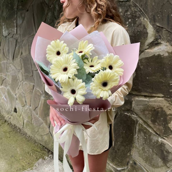 Букет голландских гербер  в Барнауле