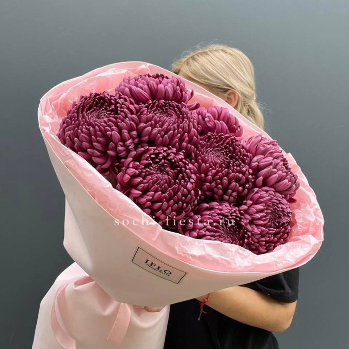 9 хризантем бигуди в Барнауле