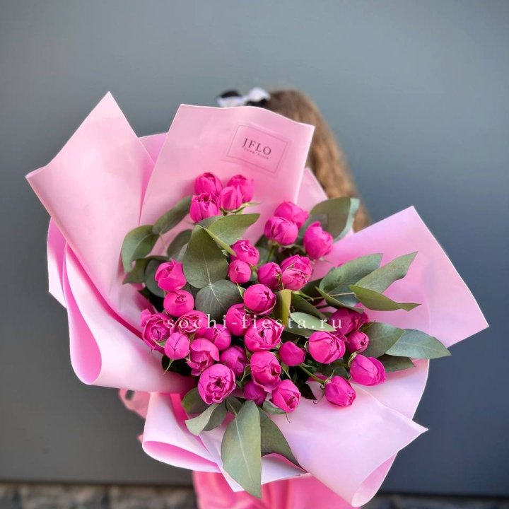 Пионовидные розы баблс в Барнауле