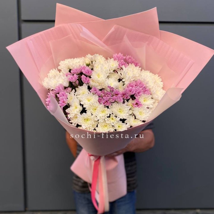  Букет хризантем- гигант  в Барнауле