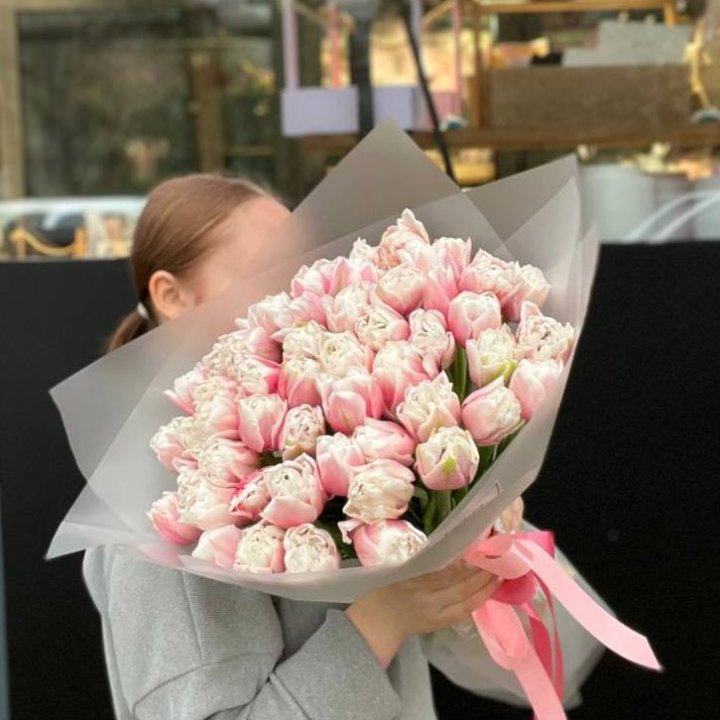 51 нежный тюльпан в Барнауле