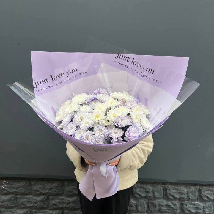 9 воздушных хризантем в Барнауле