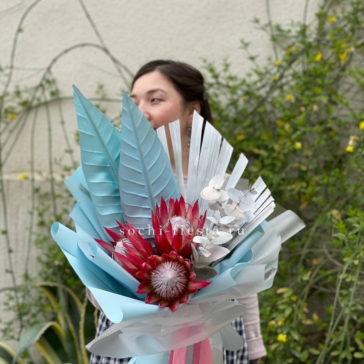 Букет из протеи "Клеопатра-2" в Барнауле