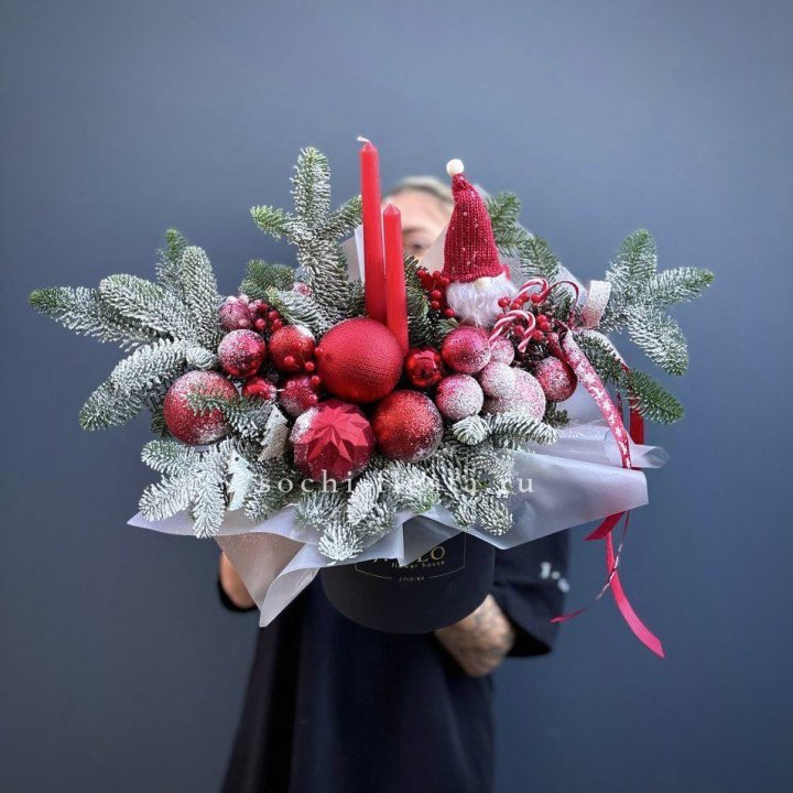 Композиция "Мери крисмас ред" в Барнауле