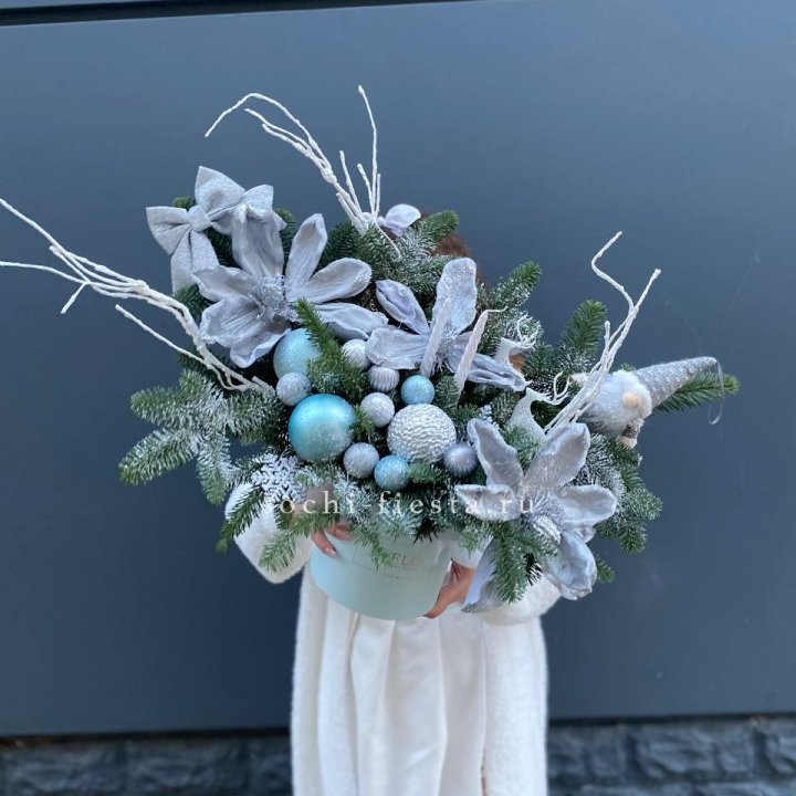 Композиция "Снежный цветок" в Барнауле