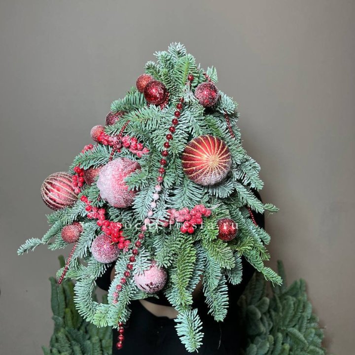 Ёлка красная в Барнауле