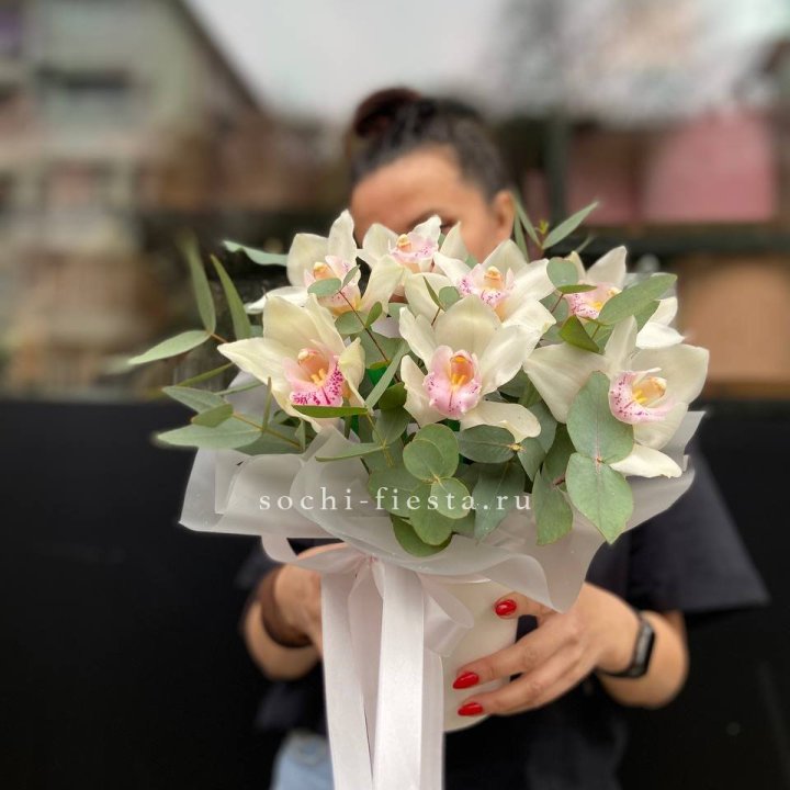 Бокс с орхидеями в Барнауле